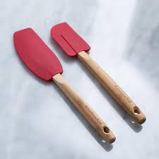 Maybe you would like to learn more about one of these? Kitchenaid Classic Silicone Spatula With Bamboo Set Of 2 Red Kitchen Stuff Plus