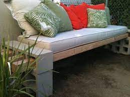 Upcycle Cinder Blocks To Create A Garden Bench Follow Link For List Of Supplies Needed Diy Bench Outdoor Diy Garden Furniture Outdoor Diy Projects