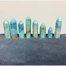 The power of blue quartz. Healing Crystals Blue Sky Quartz Towers