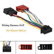 The amplifier will add volume and depth of sound to any stereo. Car Stereo Radio Iso Wiring Harness Connector Cable 16 Pin For Pioneer 2003 On Buy From 4 On Joom E Commerce Platform