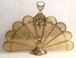 In this video, i'll show you the process of creating a fireplace. French Brass And Bronze Mount Peacock Fan Fireplace Screen At 1stdibs