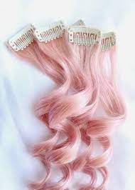 Maybe you would like to learn more about one of these? 39 Ideas Hair Ideas Blonde Pink For 2019 Pink Hair Extensions Human Hair Extensions 100 Human Hair Extensions