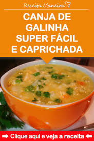 Caldo Verde Para 30 Pessoas Quantidade Receita De Canja De Galinha Facil E Deliciosa Em 2020 Receitas Sopas Receitas Receita De Canja