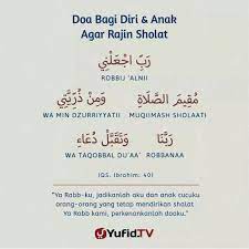 Doa Rajin Sholat Kutipan Pelajaran Hidup Kata Kata Motivasi Kutipan Agama