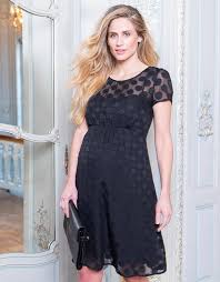 Black Polka Dot Maternity Cocktail Dress Dresses Ball Dresses Maternity Dresses