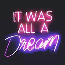 New It Was All A Dream Pub Wall Decor Acrylic Neon Light Sign 17 Neon Signs Neon Light Signs Neon Quotes
