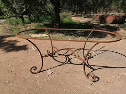 pied de table ovale en fer forge pieds de table en fer forge fer forge table fer forge