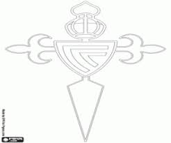 The logo of this team is also very beautiful. Coloriage Logo Du Real Club Celta De Vigo A Imprimer
