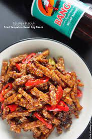 Tempeh or tempe is a. Tempe Kecap Another Indonesian Favorite Dish Using Indonesian Sweet Soy Sauce Kecap Manis Is Imp Resep Masakan Indonesia Resep Makanan Resep Makanan Sehat
