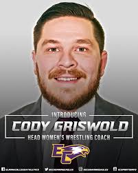 Congratulations and Good Luck to Cody Griswold, who is the first head  women's wrestling coach for Elmira College Athletics. #GirlsWrestle  #SportForAll #AnyBODYCanWrestle #GrowTheSport