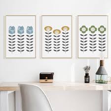 39w x 1.6d x 45h. Mid Century Modern Wall Art Prints Nordic Posters Flower Folk Art Canvas Painting Wall Pictures For Living Room Home Decoration Painting Calligraphy Aliexpress