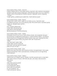 Maybe you would like to learn more about one of these? Karya Sastra Melayu Klasik Karmina Populer Disebut Pantun Kilat Adalah Pantun Dua Baris