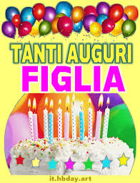 Tanti Auguri Figlia Torte Di Buon Compleanno Immagini Di Compleanno Idee Per Il Compleanno