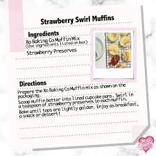 Strawberry Swirled Muffins Yes Please We Ll Feature Some Pics Of This Creation Tomorrow In The Me Strawberry Muffins Muffin Mix Strawberry Preserves