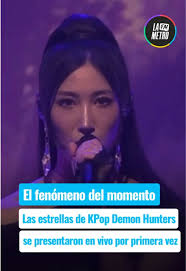 Las protagonistas musicales de KPop Demon Hunters brillaron en el escenario  de The Tonight Show Starring Jimmy Fallon 🌟 EJAE, Audrey Nuna y Rei Ami  dieron vida por primera vez en vivo a “Golden”, tema ...