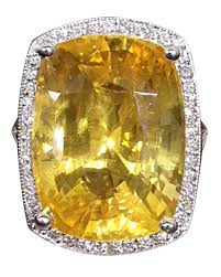 Pin By Georgia Morrow On Jewels Jewels And More Jewels Yellow Sapphire Diamond Vintage Cocktail Ring