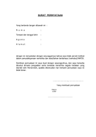 Insyaallah kita akan membahas semua contoh tersebut dalam artikel. Surat Keterangan Belum Bekerja