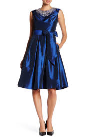 Eliza J Bejeweled Mid Length Party Dress Nordstrom Rack Cocktail Dress Party Dresses Party Dress