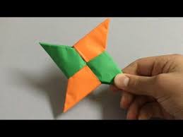 How To Make A Paper Ninja Star Origami Stuff Youtube