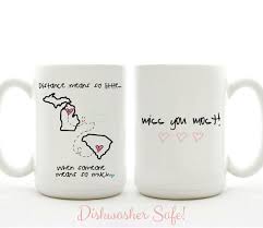Distance Means So Little When Someone Means So Much Box Distance Means So Little When Someone Means So Much Mug Etsy In 2020 Miss You Gifts Gifts For My Boyfriend Good Friends Are Hard To Find