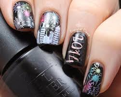 Copycat Claws Sunday Stamping Happy New Year 2014 New Year S Nails New Years Eve Nails New Years Nail Art