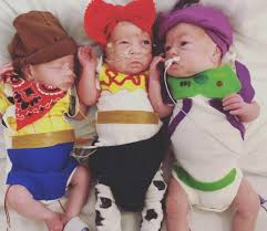 Plus, the materials are so simple for these funny halloween costumes for triplets, siblings, or even a group of friends! Trihealth On Twitter These Triplets In The Neonatal Intensive Care Unit At Trihealth S Good Samaritan Hospital Sure Were Cute In Their Halloween Costumes Earlier This Week Learn More About The Good Sam