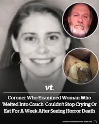 The horrifying scene he found still haunts him to this day 💔 Read more:  https://vt.co/news/lacey-fletcher-coroner-couldnt-eat-crying-week-after-melted-couch-death?utm_source=vt&utm_medium=picturepost
