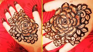 Festival Special Rose Flower Henna Design Beautiful Henna Rose Design In 2020 Rose Mehndi Designs Bridal Mehndi Designs Flower Henna