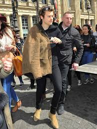 For a comfortable design that doesn't compromise on style, scroll leather chelsea boots to complement your both casual and smarter looks. Spotted Harry Styles In A Saint Laurent Shearling Coat Boots And A Gucci Hoodie Pause Online Men S Fashion Street Style Fashion News Streetwear