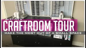 This room is used as much by the kids, so i have a ton of counterspace to share. Craftroom Tour 2018 New And Updated Youtube