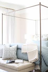 Choose from contactless same day delivery, drive up and more. Silver Canopy Bed With Cream Tufted Bench Transitional Bedroom