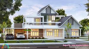 15 contemporary roof designs that raise the roof. Contemporary Mix Sloping Roof Home 2400 Sq Ft Kerala Home Design And Floor Plans 8000 Houses