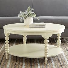 Birch Lane Coffee Tables And End Tables The Eye Catching Turned Spindle Legs On The Parish Coffee Table Showcase Quality Craftsmanship And Attent Coffee Table Coffee And End Tables Round Coffee Table