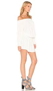 Norma Kamali Peasant Dress Ivory Women Norma Kamali Size