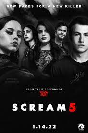 Scream 5 Poster Fanmade 2022 Scream Movie Ghost Faces Scream