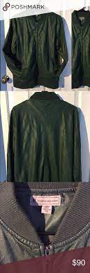 Green Faux Leather Jacket Green Faux Leather Jacket Trendy Jackets Jackets