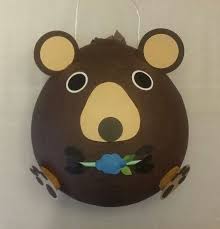Brown Bear Pinata With Blueberries Pinata Maison Pinata Idees Pinata
