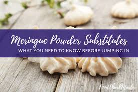 What is the substitute for meringue powder? The 5 Best Meringue Powder Substitutes Food Shark Marfa