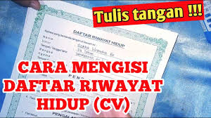 Check spelling or type a new query. Cara Mengisi Daftar Riwayat Hidup Untuk Melamar Kerja Youtube