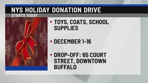 Month wise government holidays in 2021 Nys Holiday Donation Drive Starts Today News 4 Buffalo