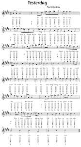 Yesterday Was Written By Paul Mccartney About The Breakup Of A Relationship And Was Recor Native American Flute Music Native American Flute Flute Sheet Music