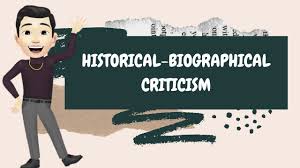 Additional biographical and critical sources. Historical Biographical Criticism Literary Criticism Youtube