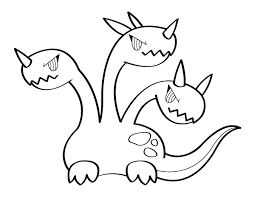 Mickey mouse coloring pages kids micky. Printable Three Headed Monster Coloring Page