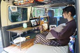 軽自動車のスペースを広くする 収納 森 風美の車中泊 ただ今 軽バン改造中 vol ８ クルマとカスタムで暮らしをカエる カエライフ custom enjoy life キャンピングカーのインテリア 軽バン 軽自動車