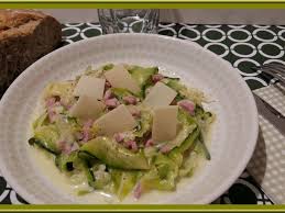 Courgettes A La Carbonara Recettes Recette Recettes De Cuisine Recette Avec Courgette Recette