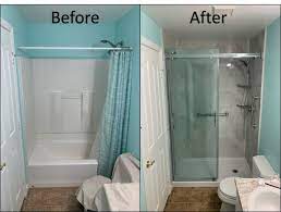 Homeadvisor's tub to shower conversion cost guide gives price estimates to replace a bathtub with a walk in shower. Portland Tub To Shower Conversions Miller Home Renovations