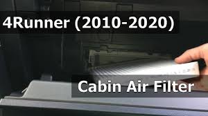 K&n air filters for toyota 4 runner. How To Replace A Toyota 4runner Cabin Air Filter 2010 2020 Youtube
