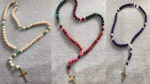 how to make traditional rosary طريقة عمل المسبحة الوردية youtube beaded necklace cross necklace tassel necklace