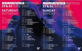 Martin garrix, excision, diplo and galantis top the 2021 lineup. Awakenings Festival 2019 Set Times Techno
