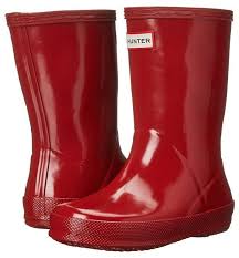 Hunter Kids Original Kids First Classic Gloss Rain Boot Toddler Kids Rain Boots Girls Rain Boots Little Girl Rain Boots